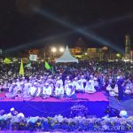 Ribuan nahdliyin memadati Alun-alun Kota Kraksaan Kabupaten Probolinggo dalam peringatan Harlah NU ke-93 dan Harlah GP Ansor ke-82, Senin (25/4/2016) malam.