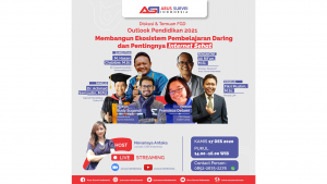 Poster Meneropong Dunia Pendidikan 2021, Perkuat Ekosistem Pembelajaran Online